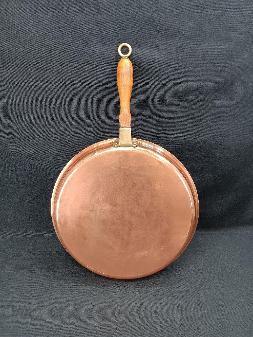 13" Shallow Copper Skillet Iron Gate Products NY 1.5mm Thickness